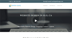 Desktop Screenshot of centralcoastdigitaldesign.com